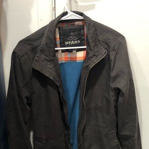 Prana jacket, Grey in color M